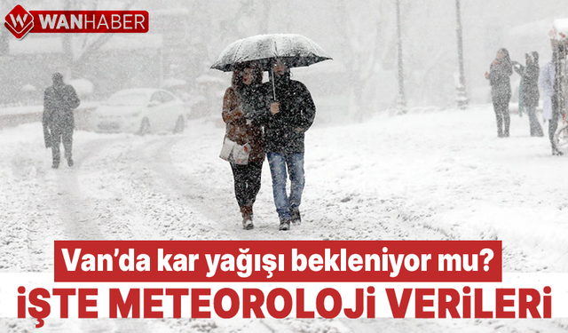 Van’da kar yağışı bekleniyor mu? İşte meteorolojik veriler…