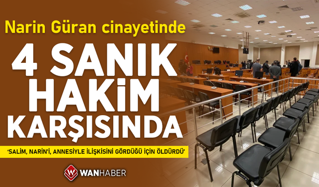 Narin Güran cinayeti davasında ilk duruşma! Baba ağladı, annenin kıyafeti dikkat çekti