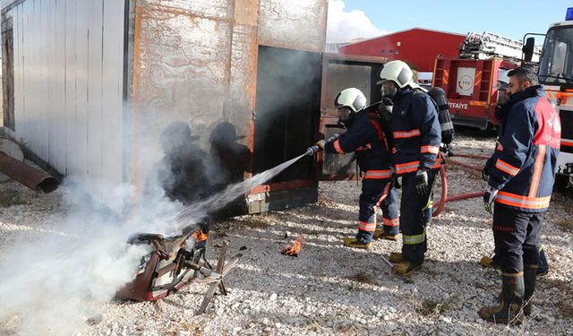 Van itfaiyesinden önemli tatbikat