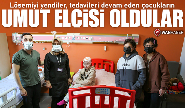 Lösemiyi yendiler, tedavileri devam eden çocukların "umut elçisi" oldular