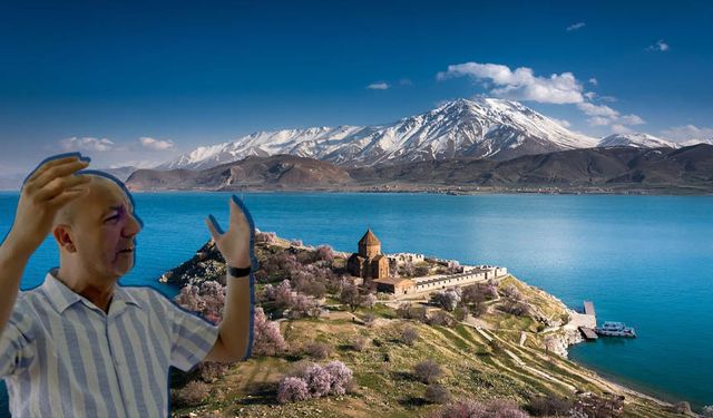 Van Gölü’ne dikkat çekmek için türkü yazıp klip çekti