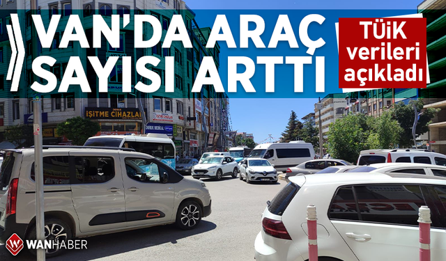 TÜİK verileri açıkladı! Van'da araç sayısı arttı