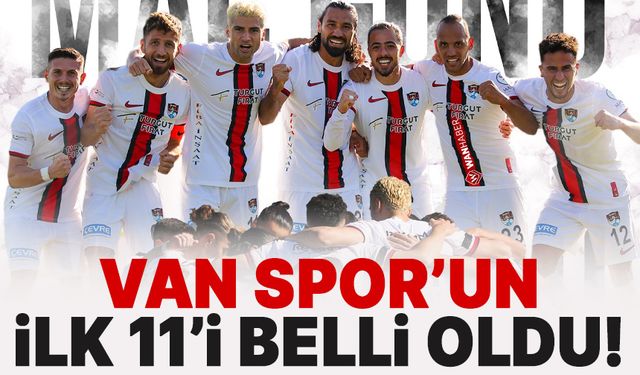 Van Spor'un Somaspor karşısındaki ilk 11'i belli oldu