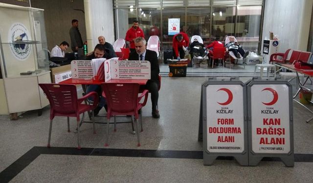 Van'da kan bağışına yoğun ilgi