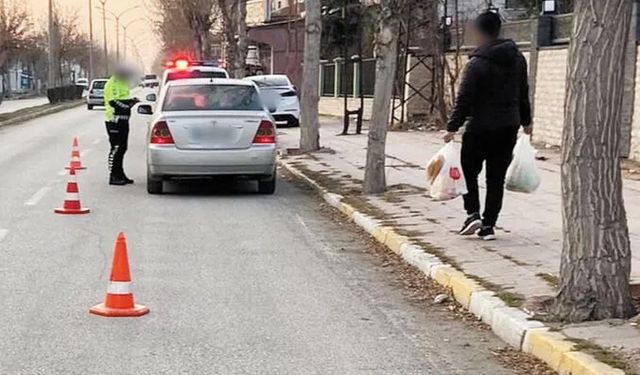 Van'da 23 araç daha trafikten men edildi