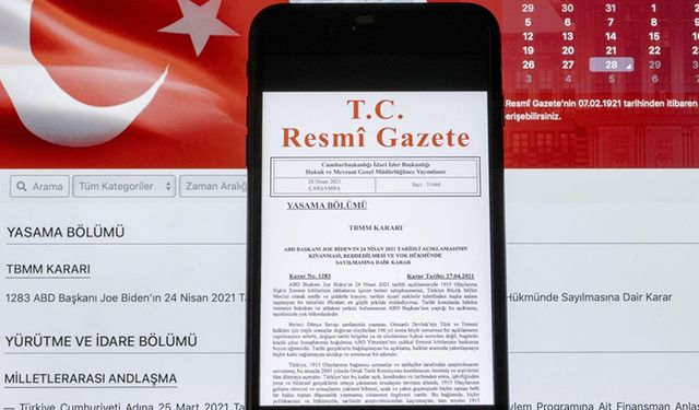 Türkiye ile KKTC arasında imzalanan milletlerarası anlaşma Resmi Gazete'de