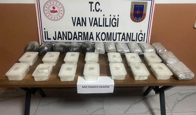 Van sınırda 21 kilo uyuşturucu ele geçirildi