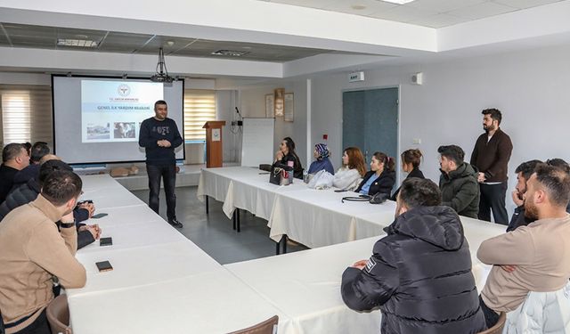 Van’da AKOM personeline ‘Farkındalık ve İlk Yardım Eğitimi’ verildi