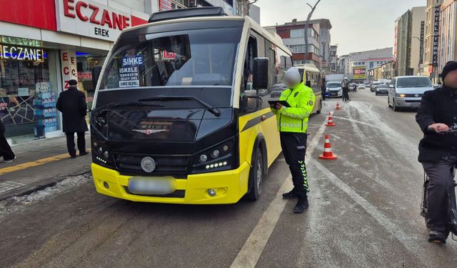 Van’da 31 araç trafikten men edildi