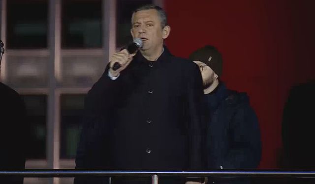 Özgür Özel, Saraçhane'de konuştu