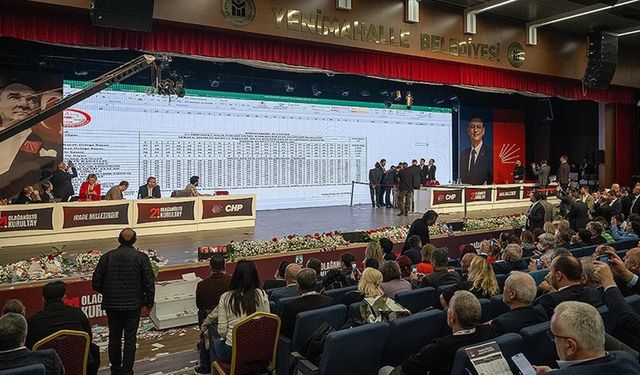 CHP'de kurultay süreci tamamlandı