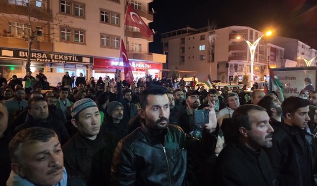Erciş'ten Gazze'ye destek