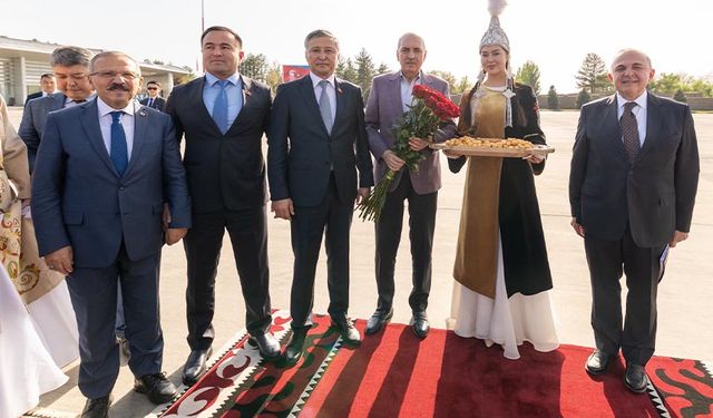 TBMM Başkanı Kurtulmuş, Kırgızistan'da