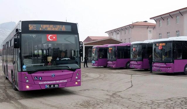 Van’da toplu taşımaya yeni hat! İşte o güzergah…