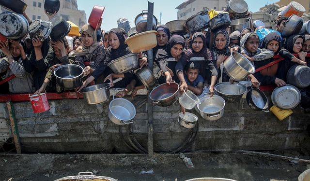 Gazze'de açlıktan hayatını kaybedenlerin sayısı 124’ye yükseldi