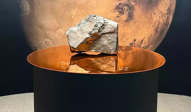 Mars'tan dünyaya düşen en büyük gök taşı 5,3 milyon dolara satıldı