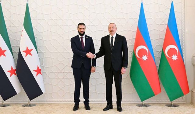 Suriye Cumhurbaşkanı Şara, Azerbaycan'da