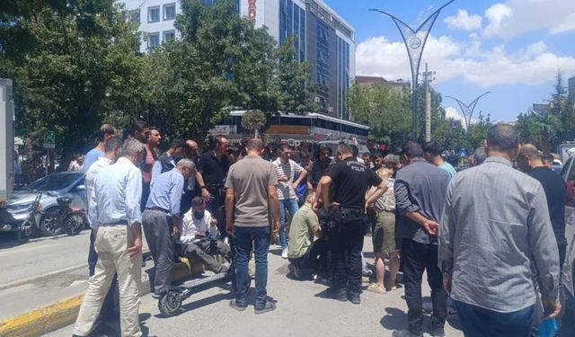Van'da scooterın çarptığı çocuk yaralandı