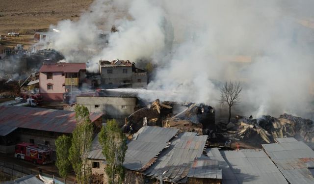 Yakutiye'de çıkan yangın 6 saat sonra kontrol altına alındı