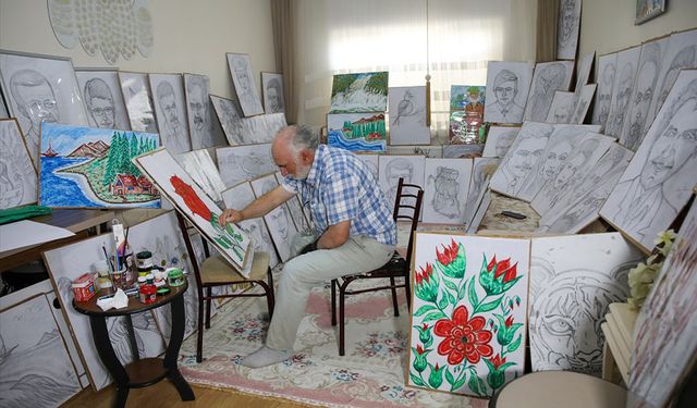 Van'da resimle hayatı değişti