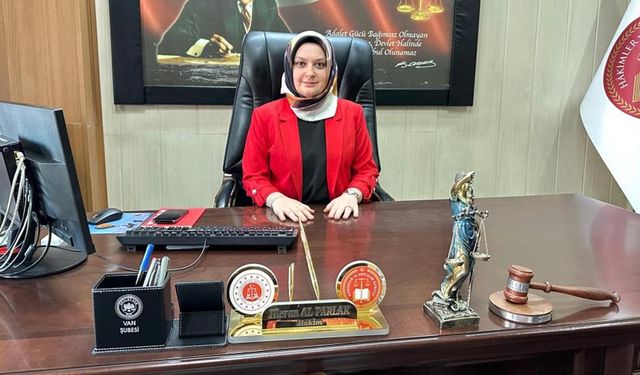 Yüksekova Adliyesi’nde bir ilk: Kadın başkan görevde