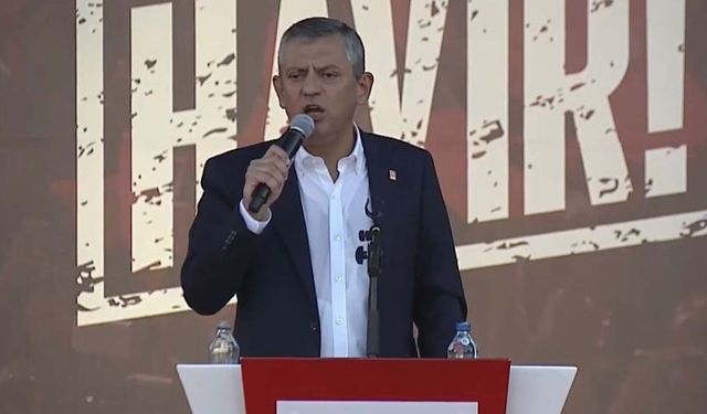 Özgür Özel: Cumhurbaşkanı adayımız Ekrem İmamoğlu’dur