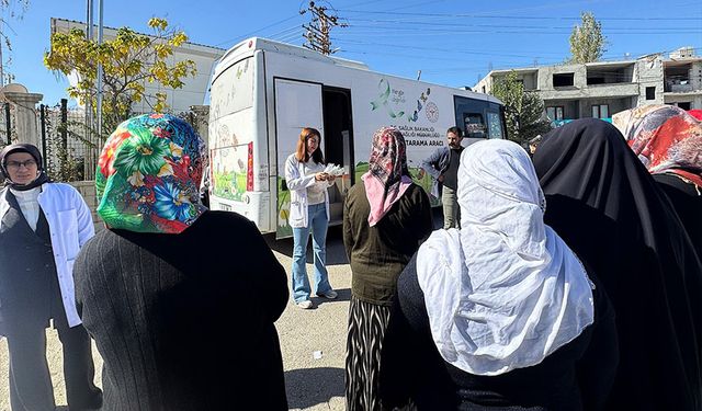 Van'da 74 bin kadının taraması yapıldı