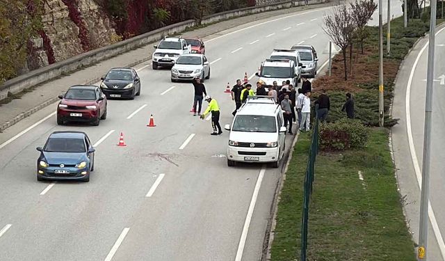 Safranbolu'da kamyonetle çarpışan motosikletin sürücüsü öldü