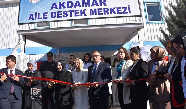 Van'da yapımı tamamlanan aile destek merkezlerinin açılışı yapıldı