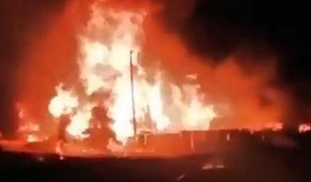 İran'da LPG dolum tesisinde şiddetli patlama