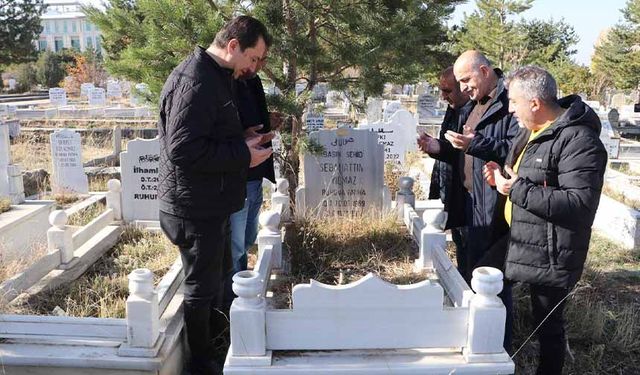 Van depreminde hayatını kaybeden Yılmaz mezarı başında anıldı