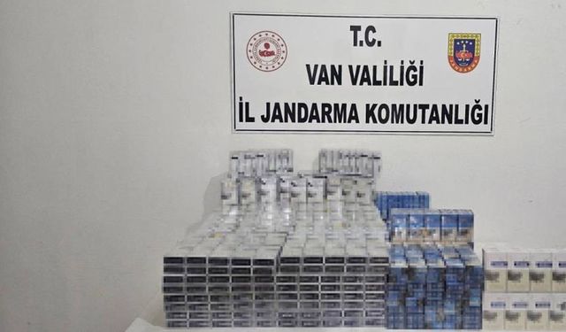 Van’da 2 bin paket kaçak sigara ele geçirildi
