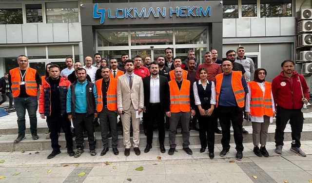 Lokman Hekim Van Hastanesinde deprem tatbikatı yapıldı