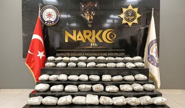 Van'da 19 kilo 660 gram skunk ele geçirildi