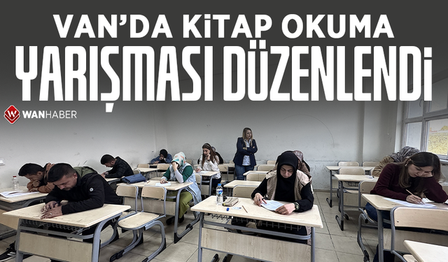 Van'da kitap okuma yarışması düzenlendi