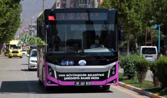 Van’da toplu ulaşıma 3 yeni hat eklendi