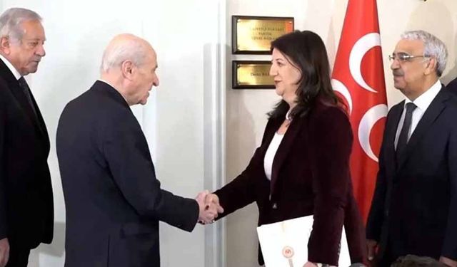 MHP Lideri Bahçeli, DEM Parti heyetini kabul etti