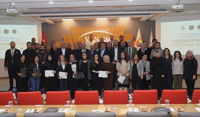 Van TSO'da ‘Hakemler Eğitimi Sertifika Töreni’ düzenlendi