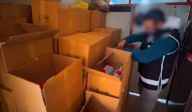 81 ilde kaçak içki operasyonu