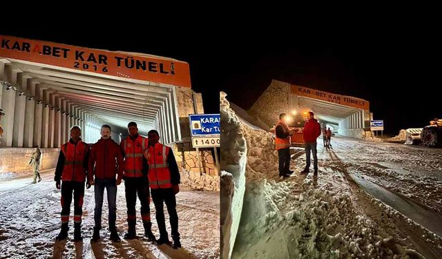 Van'da 3 bin rakımlı Karabet Geçidi'nde kar yağışı etkili oldu