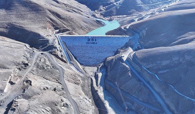 Van Ortanca Göleti'nde su tutuldu