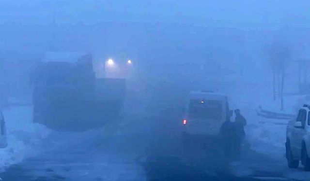 Yüksekova'da yoğun sis uçak seferlerini durdurdu