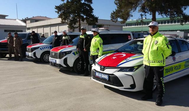 Van emniyetine yeni araçlar teslim edildi