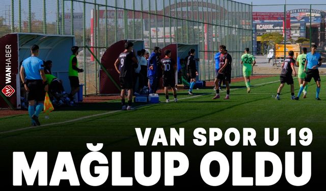 Vanspor U19 deplasmanda mağlup oldu