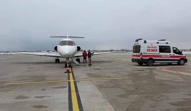 Van'da tedavi gören bebek Konya’ya sevk edildi