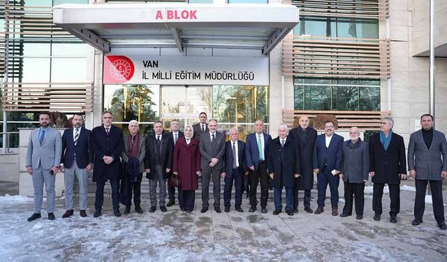 AK Parti Van İl Başkanlığından İl Milli Eğitim Müdürüne Ziyaret