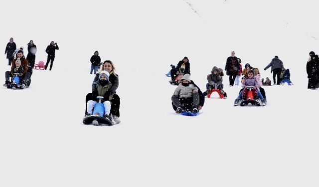 Bitlis'te kış turizmi yarı yıl tatiliyle canlandı