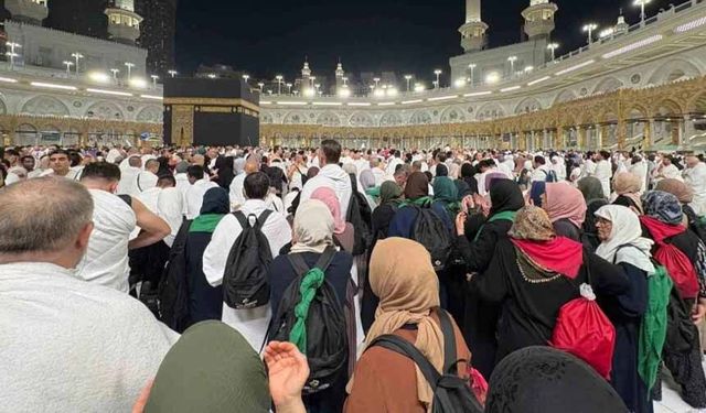 Kabe'de tarihi yoğunluk