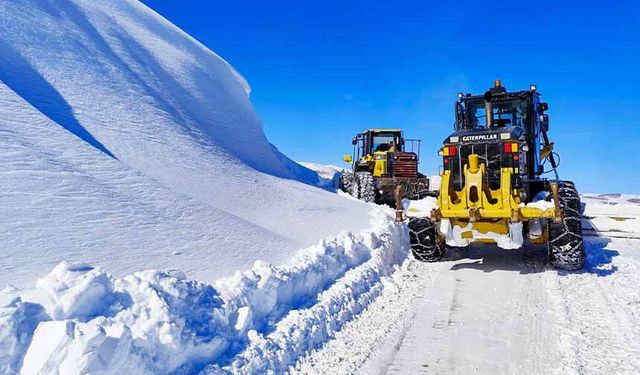 Van’da 14 yerleşim yeri yolu kapalı