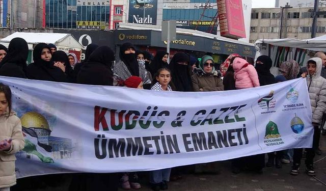 Van’da "Dünya Kudüs Haftası" dolayısıyla basın açıklaması yapıldı